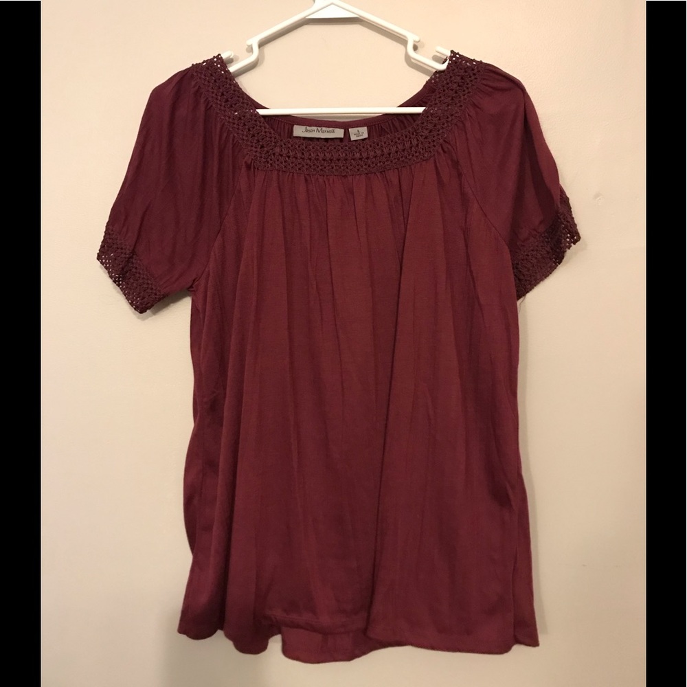 JASON MAXWELL purple shirt